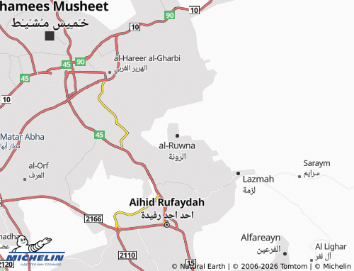 MICHELIN-Landkarte al-Ruwna - ViaMichelin