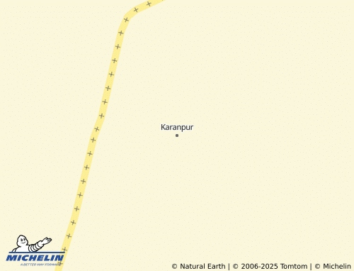 MICHELIN Karanpur map - ViaMichelin
