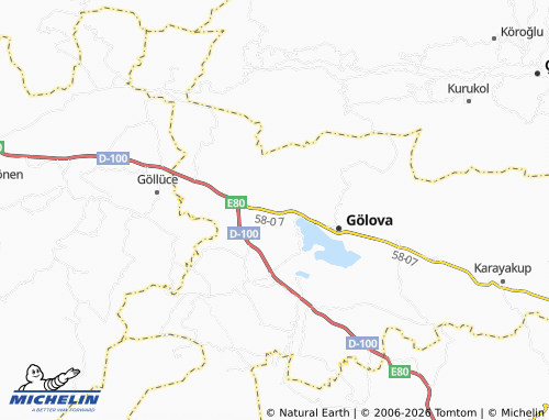 MICHELIN Dikköy map - ViaMichelin