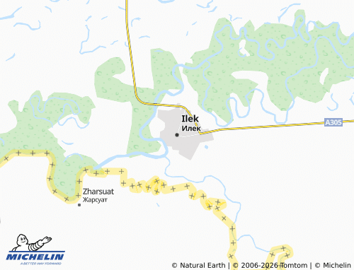 MICHELIN-Landkarte Ilek - ViaMichelin