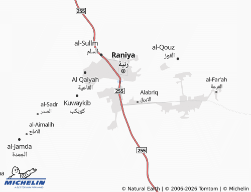 MICHELIN-Landkarte al-Jadr al-Sharqi - ViaMichelin