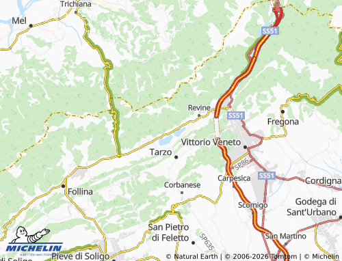 Mapa MICHELIN Revine Lago - ViaMichelin