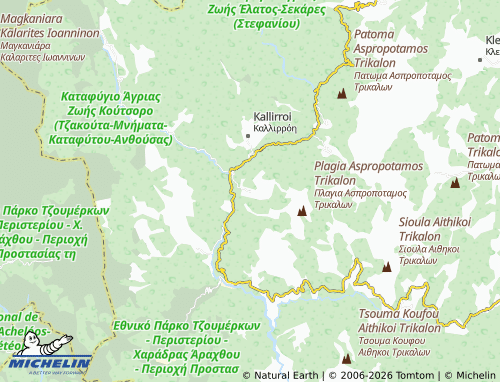 MICHELIN Polythea map - ViaMichelin