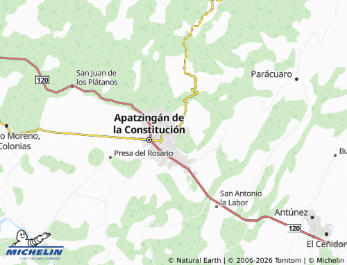 Mapa MICHELIN Chávez Tejeda - ViaMichelin