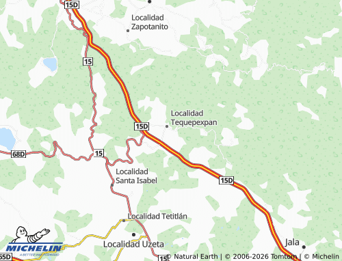 Mappa MICHELIN Tierra de La Virgen - ViaMichelin