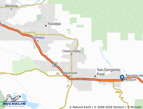 Mappa MICHELIN Cherry Valley - ViaMichelin