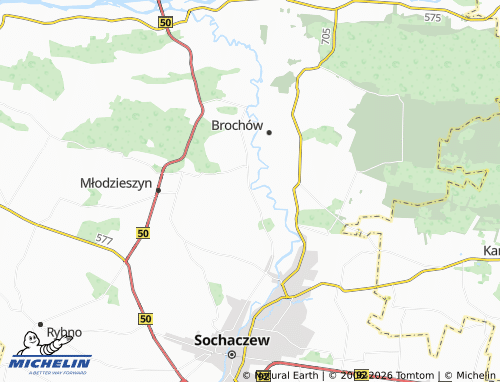 Carte MICHELIN Mistrzewice - ViaMichelin
