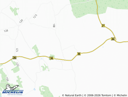 MICHELIN Tealama map - ViaMichelin
