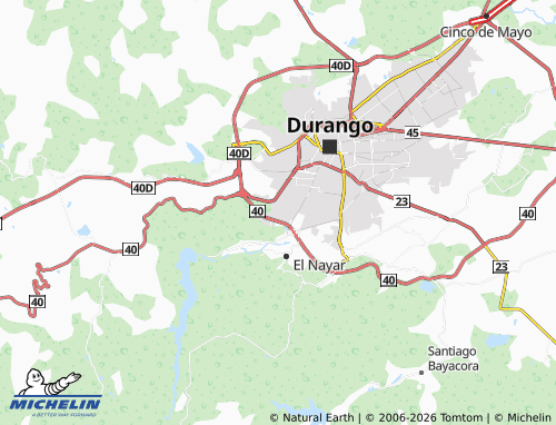 MICHELIN Manuelito Álvarez map - ViaMichelin