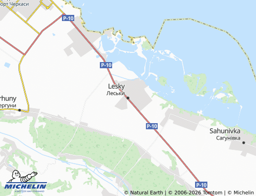 Mapa MICHELIN Lesky - ViaMichelin