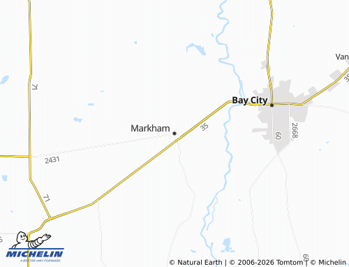 Kaart MICHELIN Markham - ViaMichelin