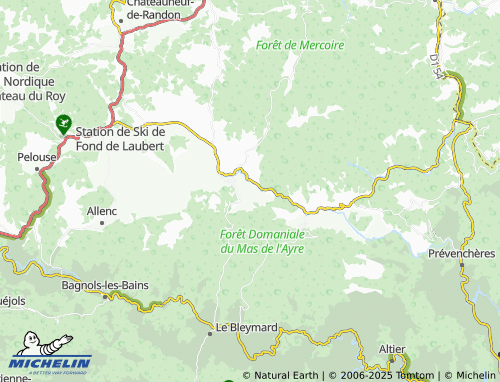 MICHELIN La Peyre map - ViaMichelin