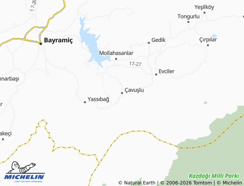 Mappa MICHELIN Çavuşlu - ViaMichelin