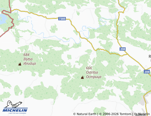 Mappa MICHELIN Skalak - ViaMichelin