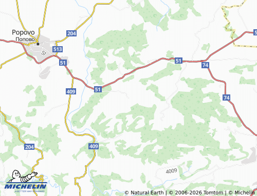 Mapa MICHELIN Gloginka - ViaMichelin
