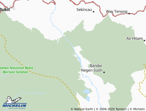 MICHELIN Tembelang map - ViaMichelin