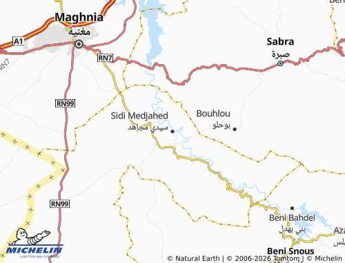 MICHELIN Seedi Mujahid map - ViaMichelin