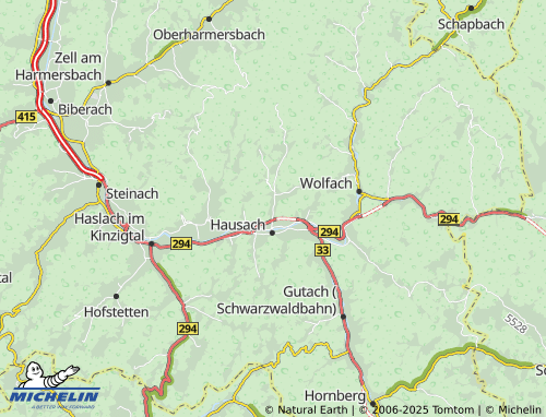 MICHELIN Vordertal map - ViaMichelin