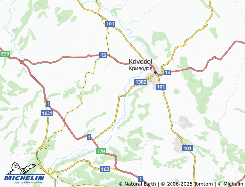 MICHELIN Golemo Babino map - ViaMichelin