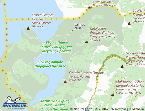 Carte MICHELIN Lefkonas - ViaMichelin
