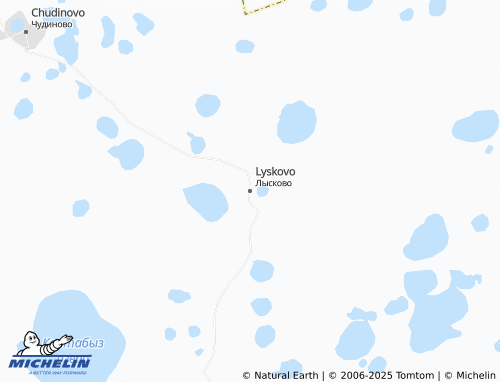 MICHELIN Lyskovo map - ViaMichelin