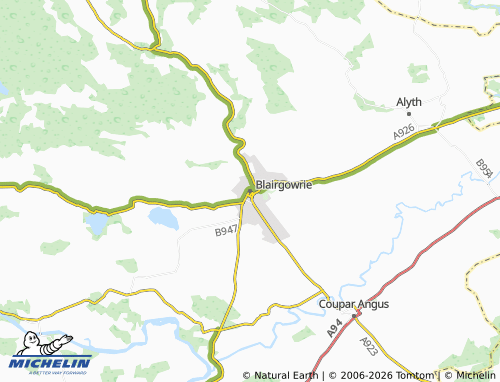 Mappa MICHELIN Blairgowrie - ViaMichelin