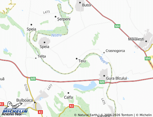 Mappa MICHELIN Teiu - ViaMichelin