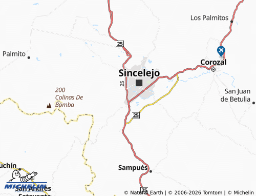 MICHELIN Estadio map - ViaMichelin