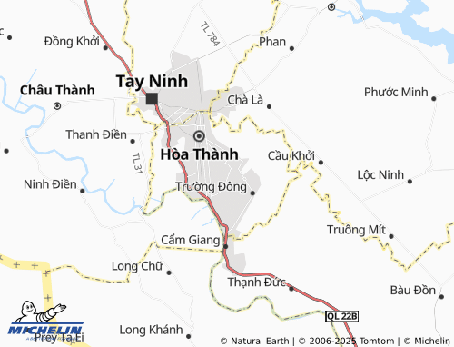 MICHELIN Trường Tây map - ViaMichelin