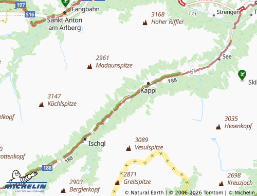 Mapa MICHELIN Sinsner Au - ViaMichelin