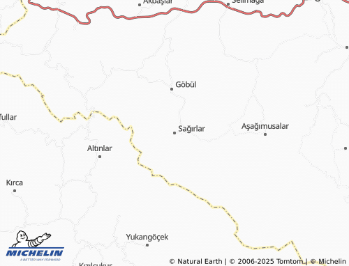 MICHELIN Sağırlar map - ViaMichelin