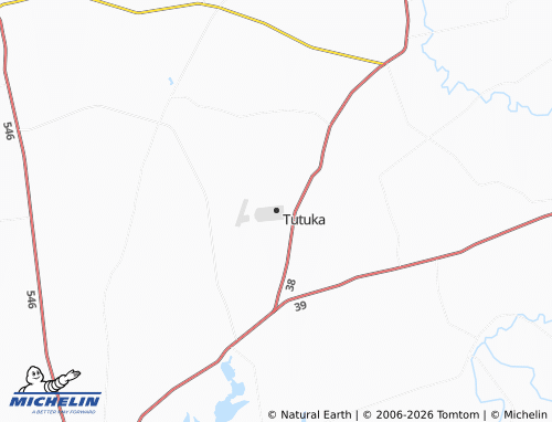 MICHELIN-Landkarte Tutuka - ViaMichelin