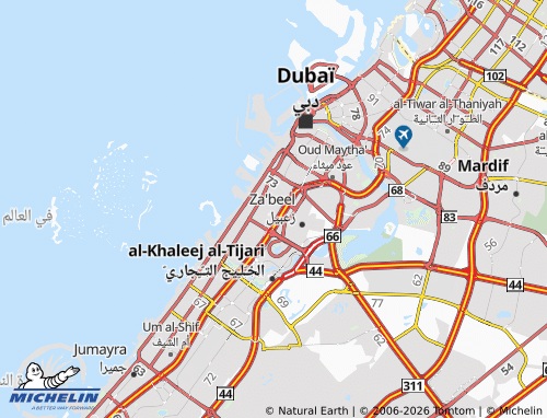 MICHELIN Al Satwa map - ViaMichelin
