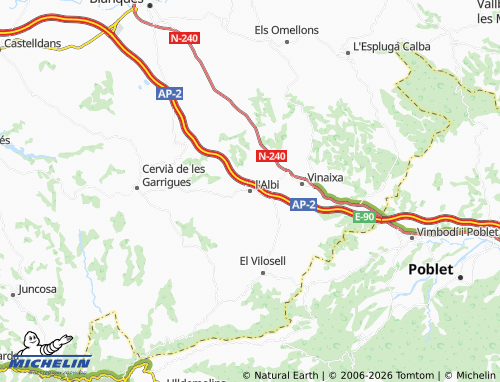 Kaart MICHELIN l'Albi - ViaMichelin