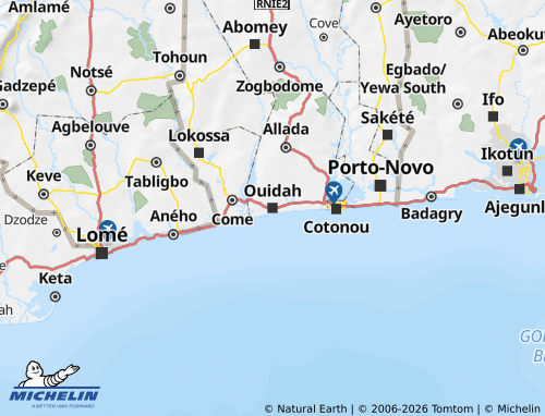 Mappa MICHELIN Atlantique - ViaMichelin