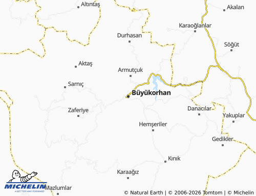 Mappa MICHELIN Orhan - ViaMichelin