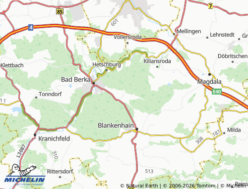 Mapa MICHELIN Saalborn - ViaMichelin