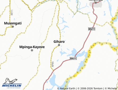 Mappa MICHELIN Giharo - ViaMichelin