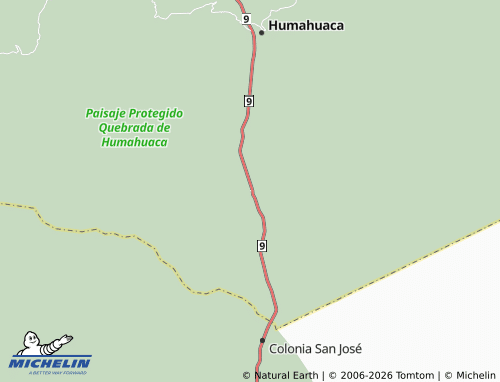 MICHELIN-Landkarte Uquía - ViaMichelin