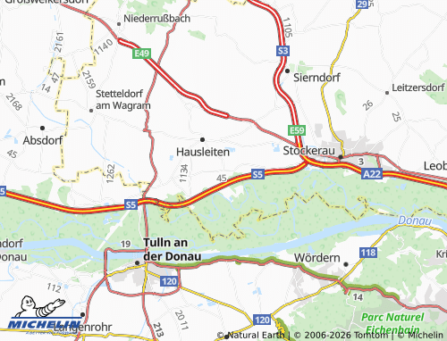Mapa MICHELIN Schmida - ViaMichelin