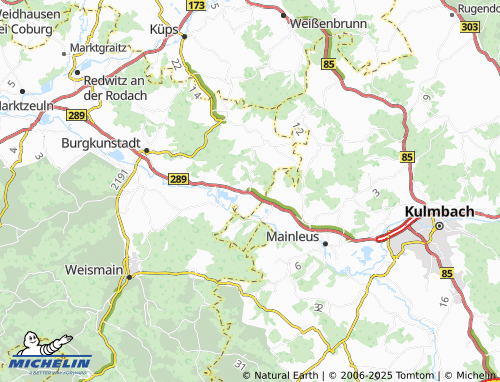 MICHELIN Mainroth map - ViaMichelin