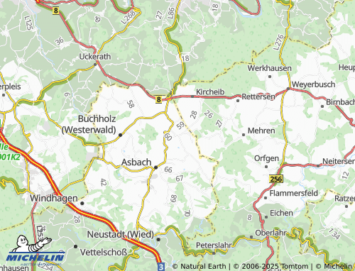 MICHELIN Limbach map - ViaMichelin