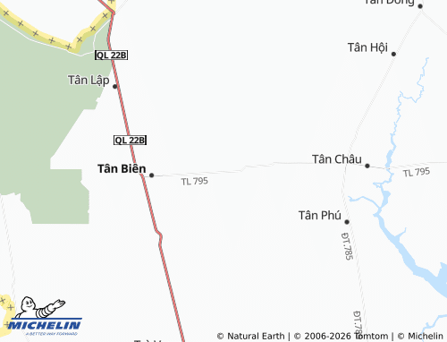 Mappa MICHELIN Thạnh Bình - ViaMichelin