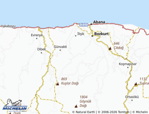 Mappa MICHELIN Kocaçam - ViaMichelin