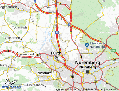 MICHELIN Kronach map - ViaMichelin