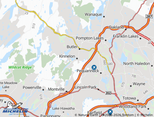 Mappa MICHELIN Kinnelon - ViaMichelin