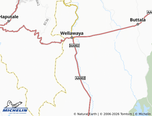 Mappa MICHELIN Buduruwagala - ViaMichelin