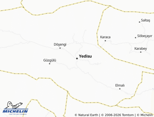 Mappa MICHELIN Yedisu - ViaMichelin