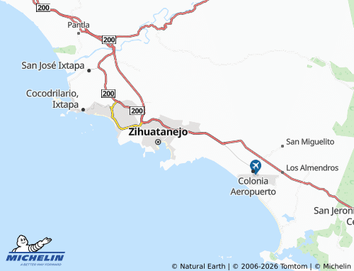 MICHELIN Los Pinos Parte Alta map - ViaMichelin