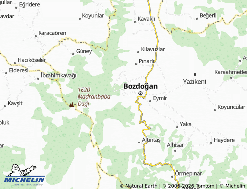 MICHELIN Madran map - ViaMichelin